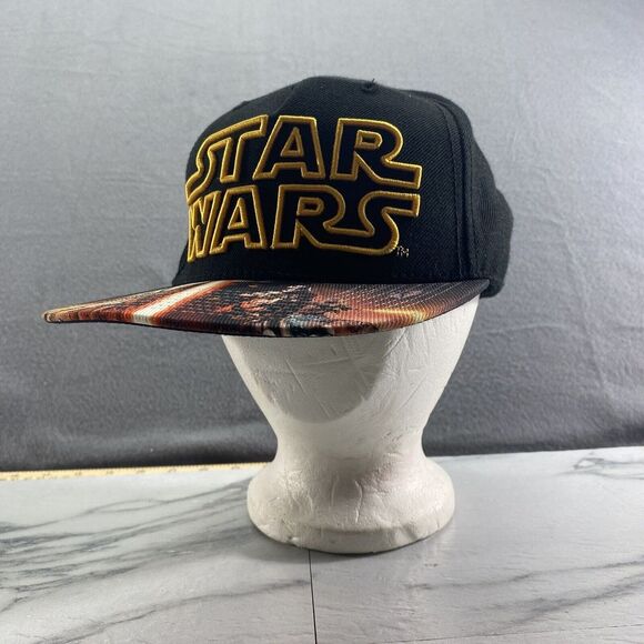 Star Wars Hat Mens Black Snapback‎ One Size Fits Most Adjustable Cap - Picture 1 of 3